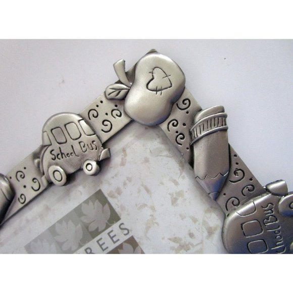 Sixtrees London/New York "School Days" Picture Frame Rectangle AF63849 4x6 Metal - Picture 8 of 11